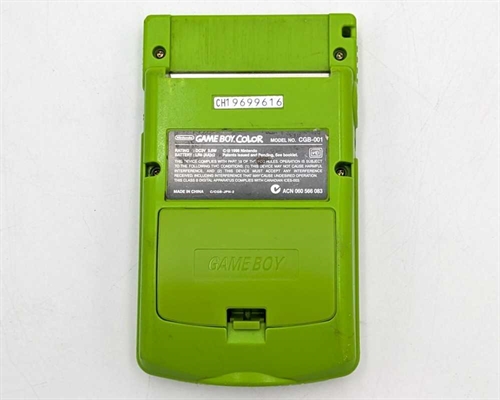 Gameboy Color Konsol - Kiwi Green - SNR CH9699616 (B Grade) (Genbrug)